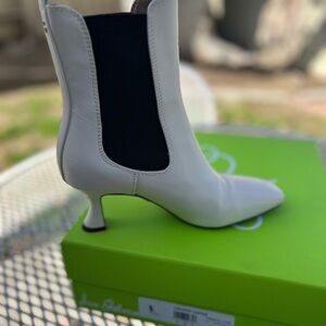 Sam Edelman White Heeled Boots